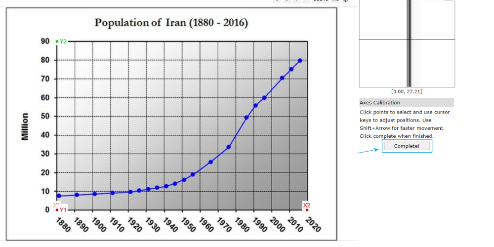 استخراج داده از نمودار با نرم افزار WebPlotDigitizer 