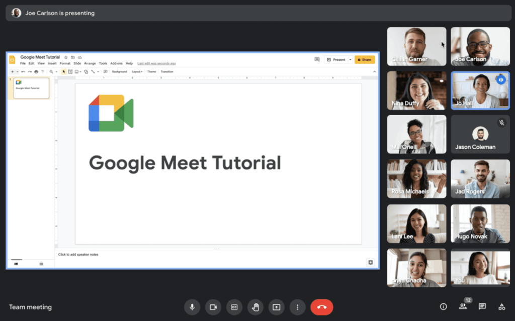 برنامه گوگل میت Google Meet  برای برقراری تماس تصویری