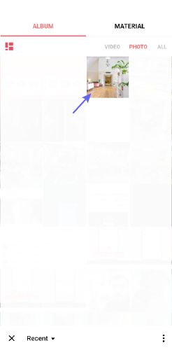 حذف پرده سبز در اینشات InShot