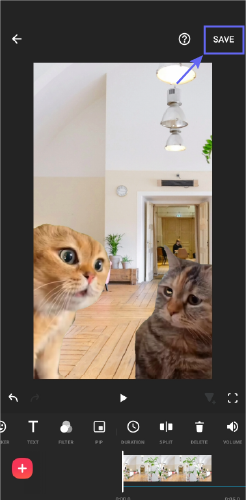 حذف پرده سبز در اینشات InShot