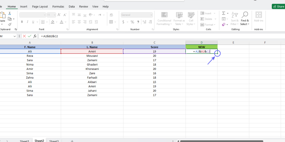 آموزش پیدا کردن ردیف و سطر های تکراری در اکسل