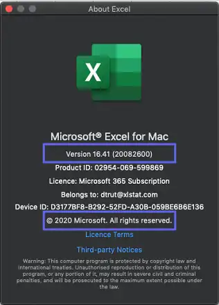 تشخیص ورژن آفیس در مک