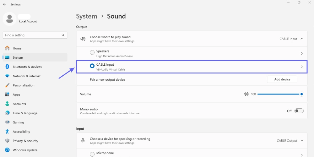 تبدیل صدا به متن انگلیسی در ویندوز