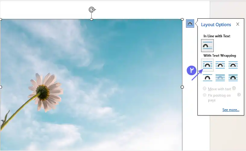 نحوه نوشتن متن روی عکس در ورد